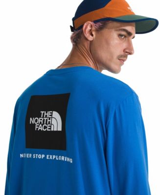 Men's Long Sleeve Box Never Stop Exploring T-shirt