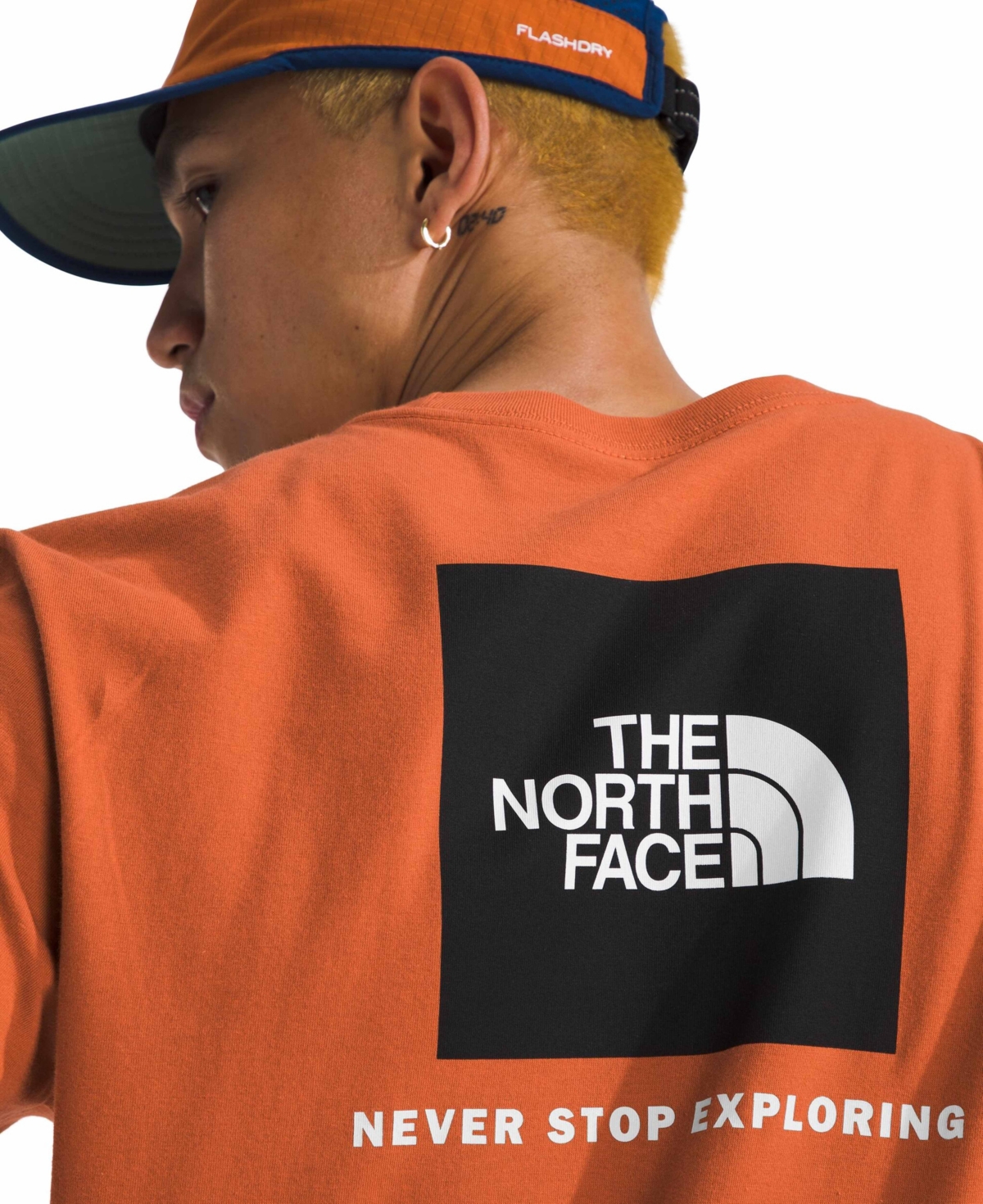 THE NORTH FACE MEN'S SHORT SLEEVE CORE BOX NEVER STOP EXPLORING T-SHIRT 