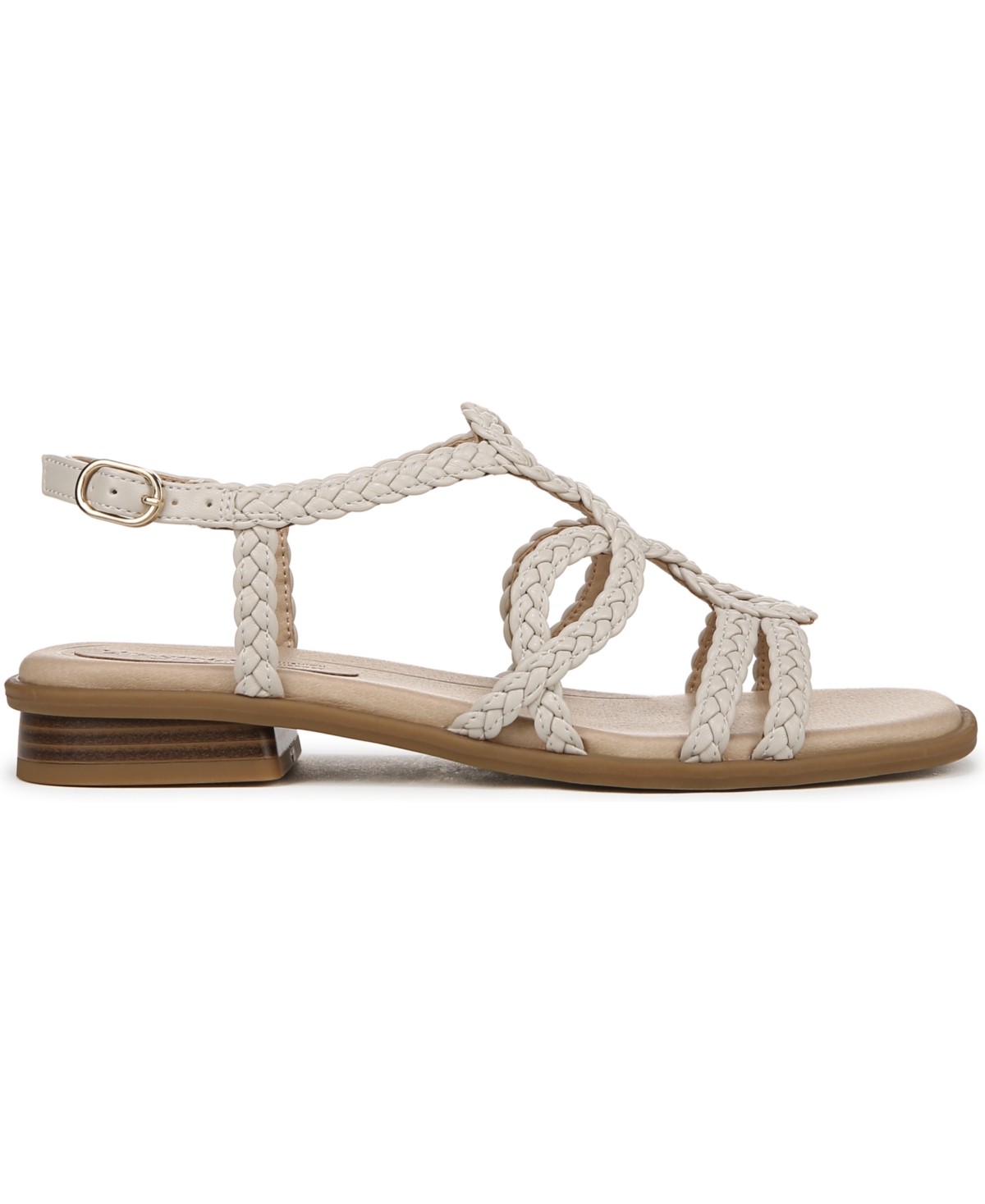 LIFESTRIDE WOMEN'S REAGAN OPEN SQUARE TOE STRAPPY SLINGBACK SANDALS 