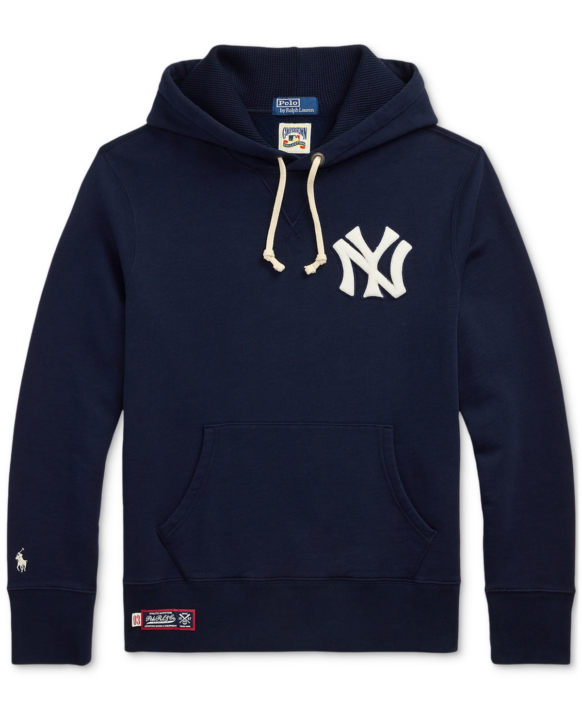 Polo Ralph Lauren Unisex Yankees Fleece Hoodie In Aviator Navy