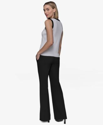 Women's Bow-Tie Sleeveless Sweater