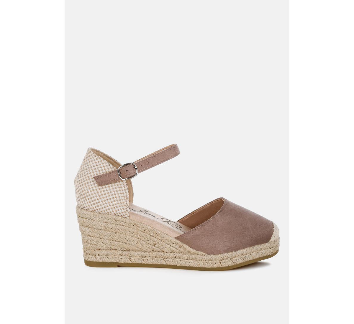 Paryor Microfiber Espadrilles Sandals - Taupe