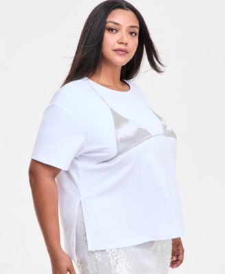 Trendy Plus Size Bikini-Graphic T-Shirt, Exclusively at Macy's