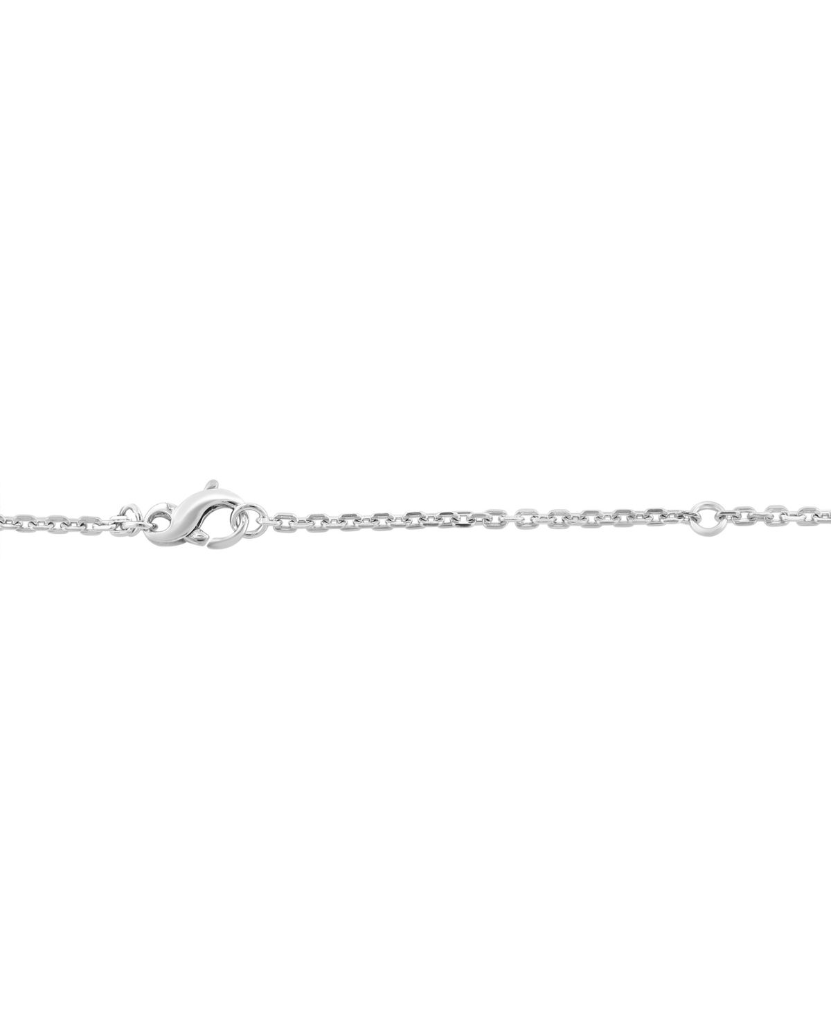 Effy Collection Effy Diamond Flower 18" Lariat Necklace (3/4 Ct. T.w.) In 14k White Gold In White Gold