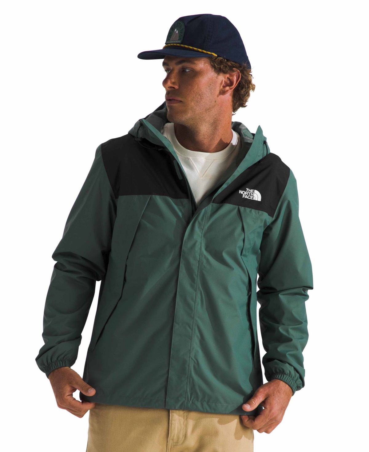 The North Face Men's Waterproof Antora Jacket In Green