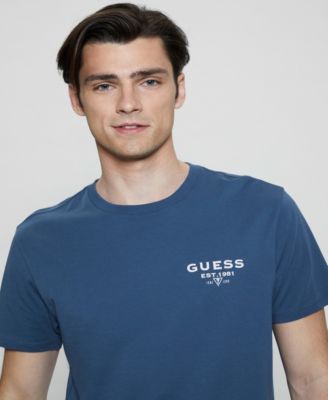 GUESS - Men's Relaxed Fit Short Sleeve Crewneck Logo T-Shirt