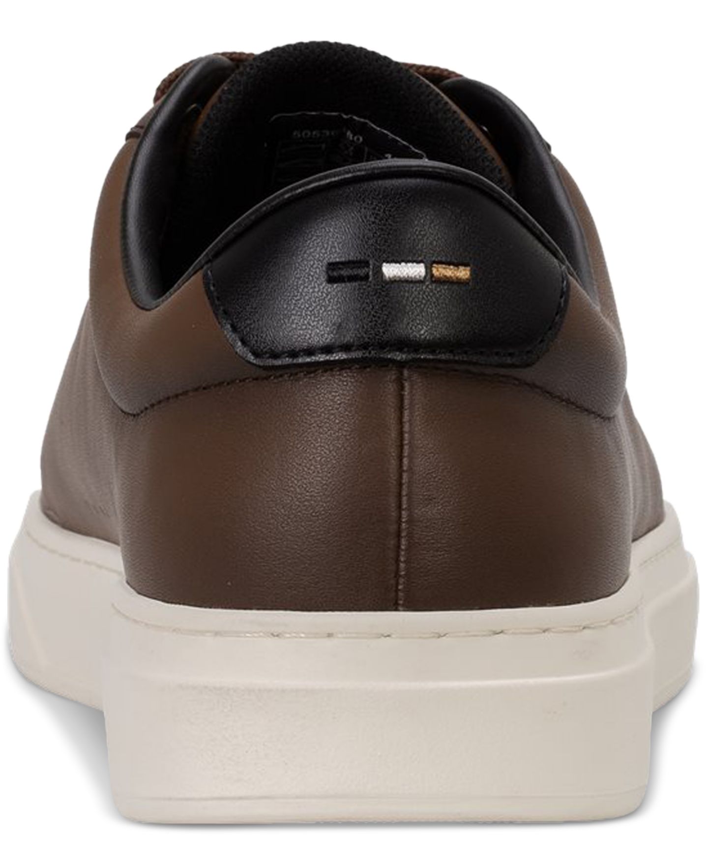 Мужские кроссовки Hugo Boss Kieran Tennis Style, цвет: Средний коричневый — фото 2
