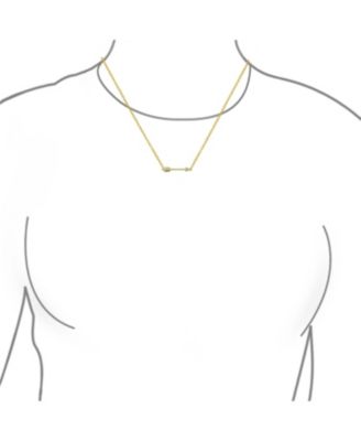 Dainty Cupid Arrow Pendant Necklace in 14K Gold Plated Sterling Silver