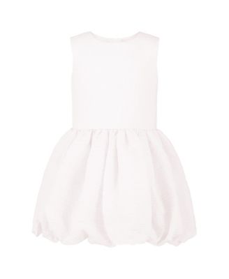 Toddler and Little Girls Sleeveless Bubble Hem Dress