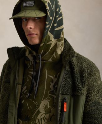 Polo Ralph Lauren Men's Palm-Camo Double-Knit Hoodie - Macy's