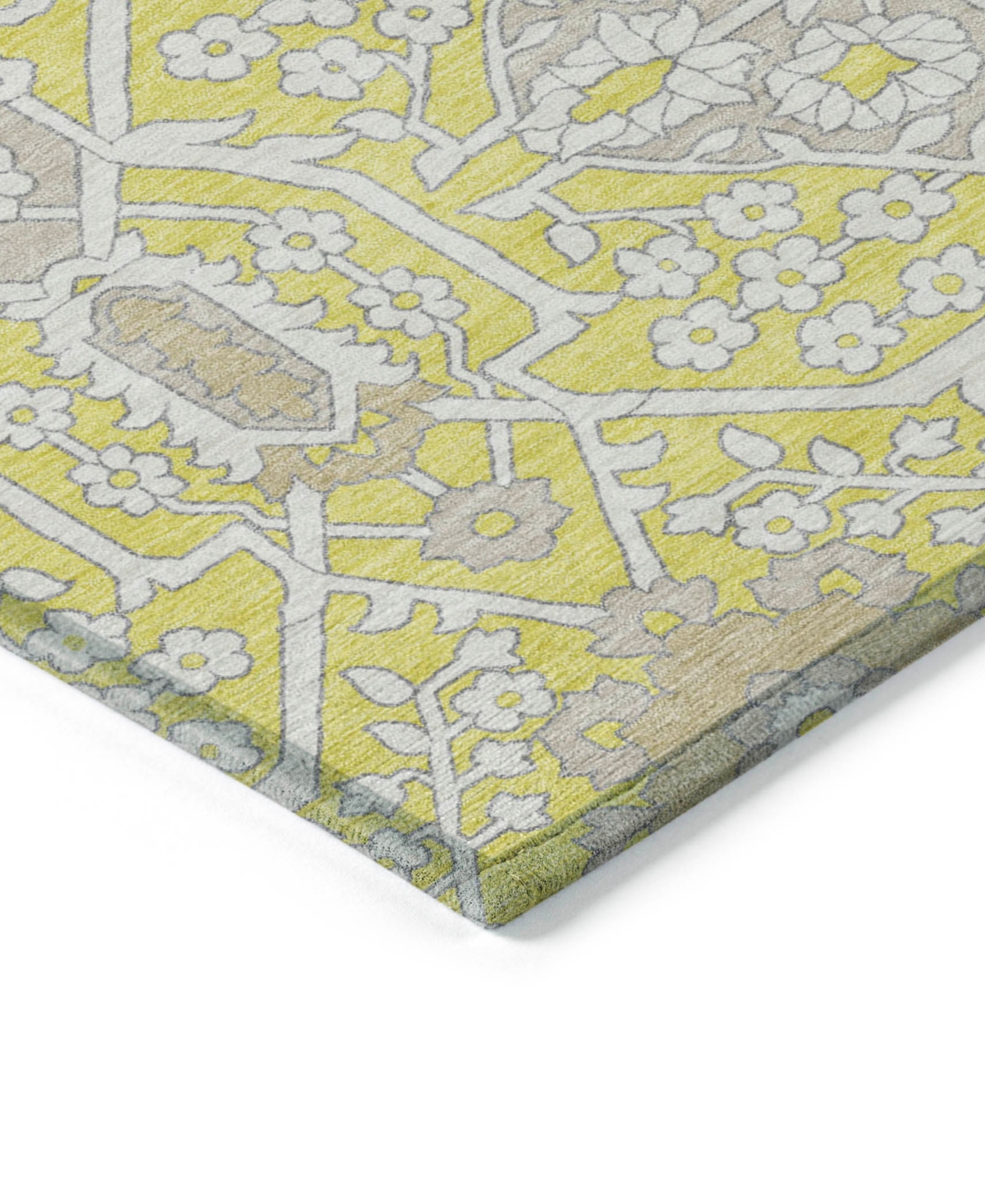 Addison Chantille Acn863 9'x12' Area Rug In Yellow