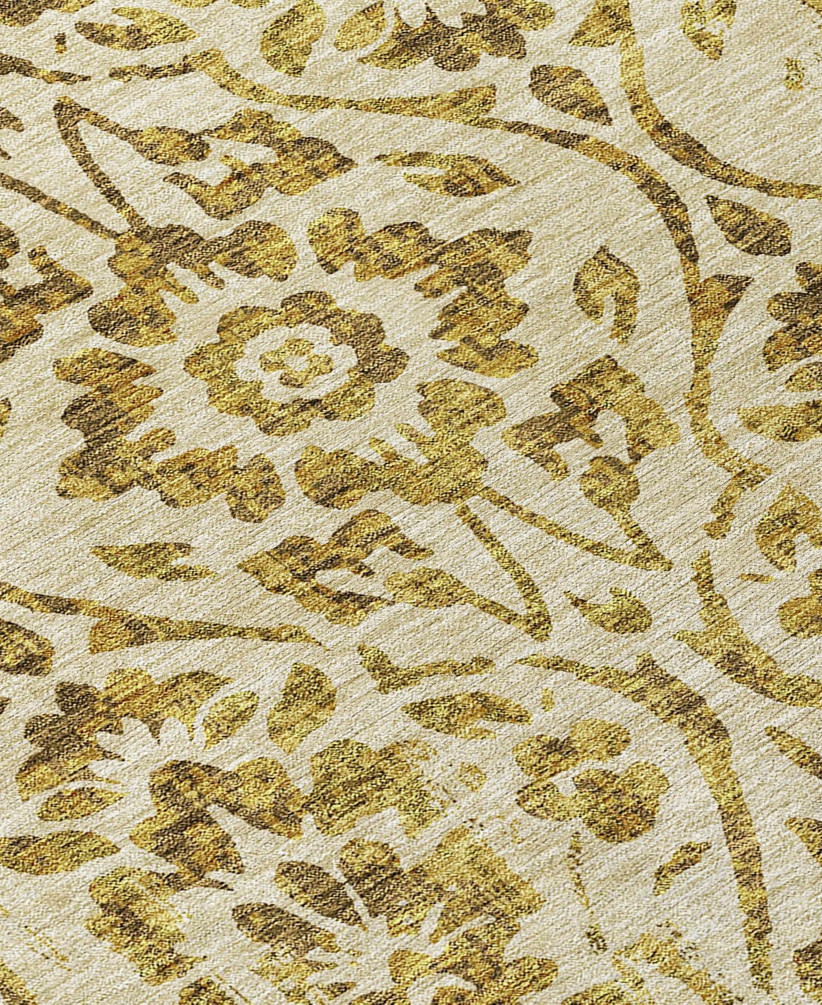 Addison Chantille Acn868 8'x10' Area Rug In Gold