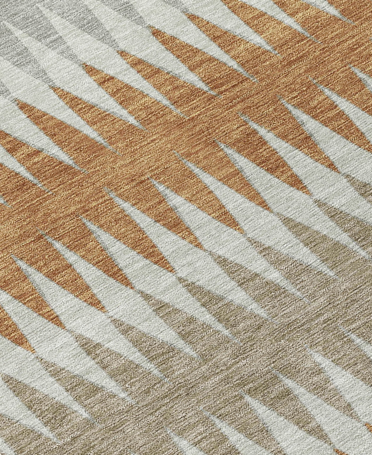 Addison Chantille Acn867 8'x10' Area Rug In Paprika