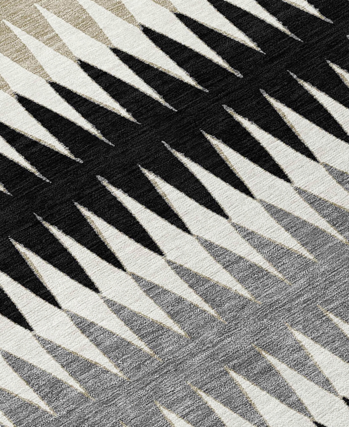 Addison Chantille Acn867 8'x10' Area Rug In Black
