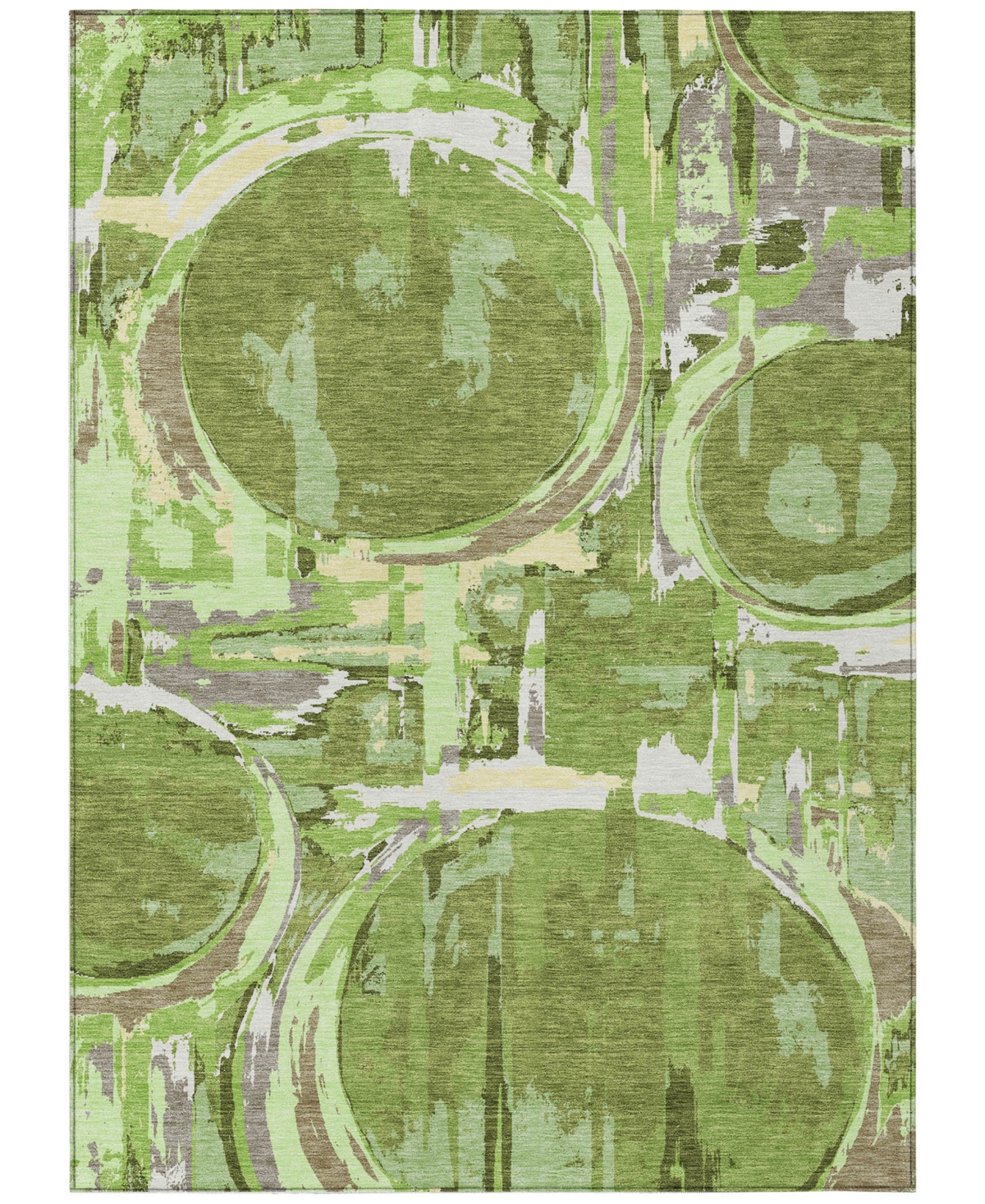 Addison Chantille Acn855 8'x10' Area Rug In Green