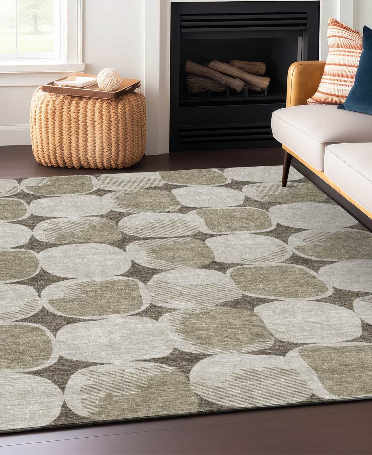 ADDISON CHANTILLE MACHINE WASHABLE ACN870 5'X7'6" AREA RUG