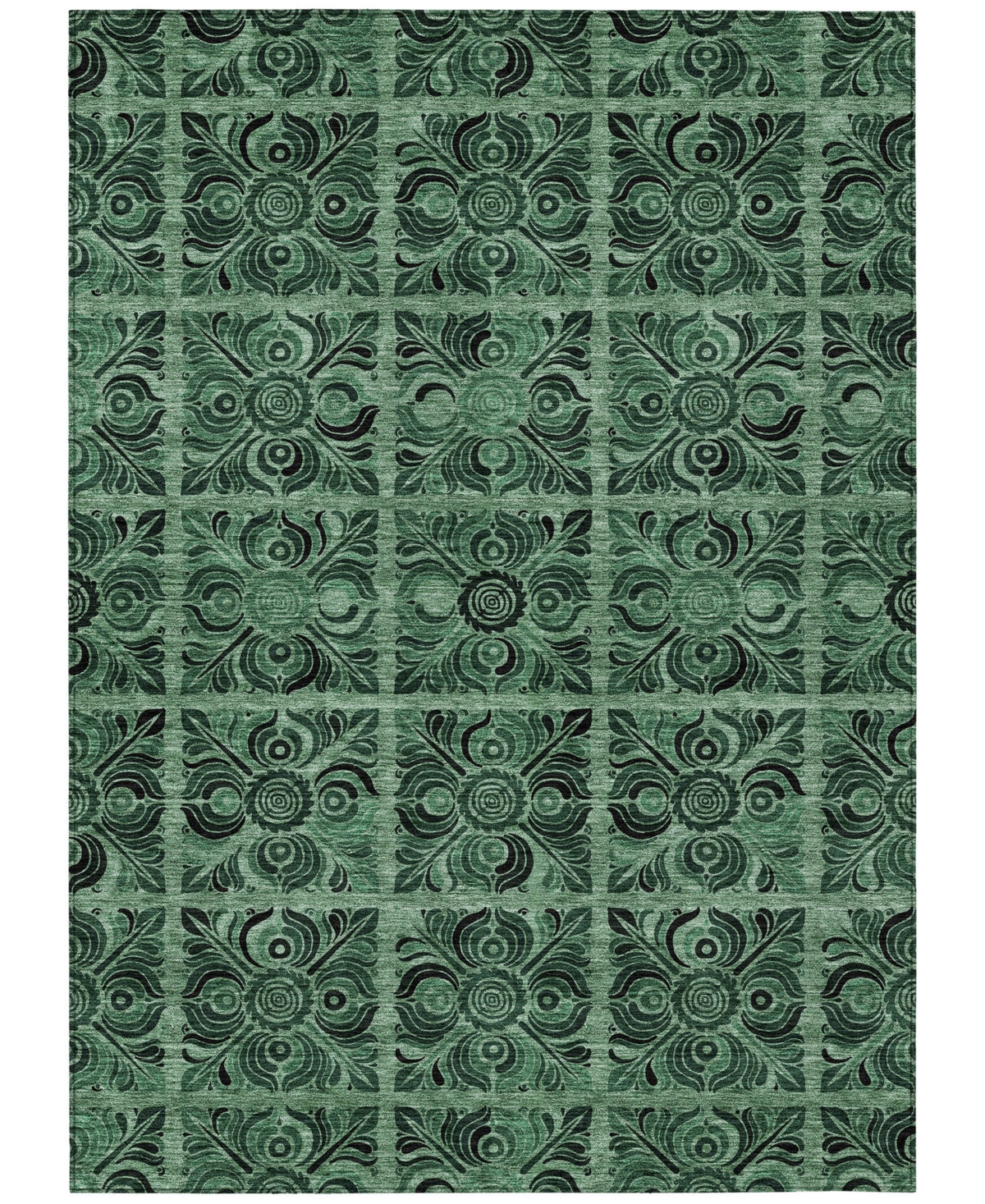 Addison Chantille Acn853 5'x7'6" Area Rug In Green
