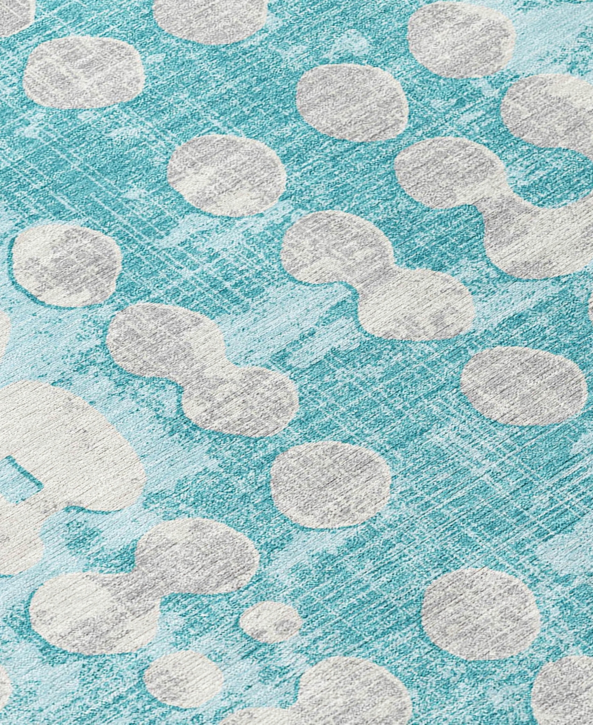 Addison Chantille Machine Washable Acn869 2'3"x7'6" Runner Area Rug In Teal