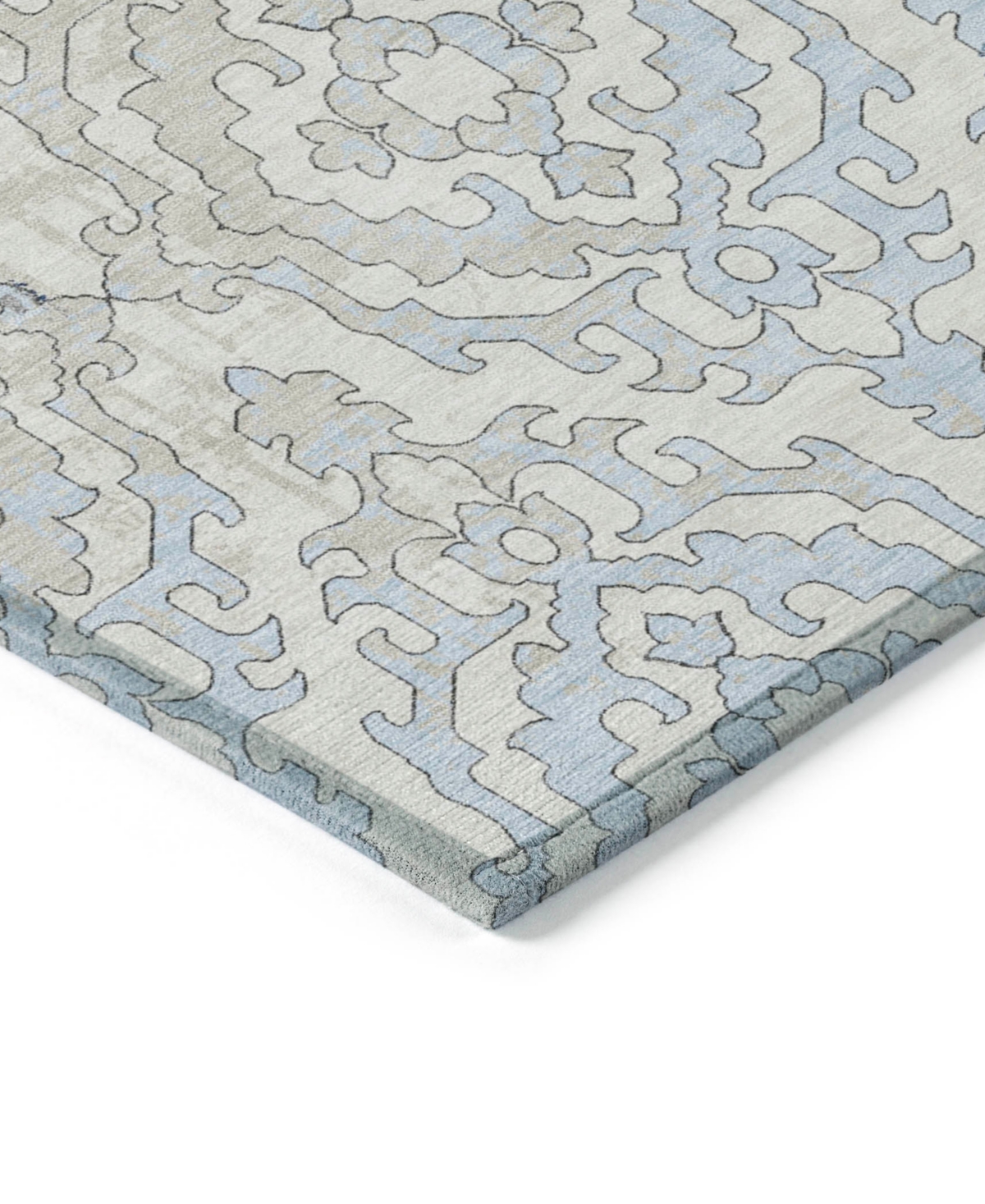 Addison Chantille Machine Washable Acn864 2'3"x7'6" Runner Area Rug In Navy