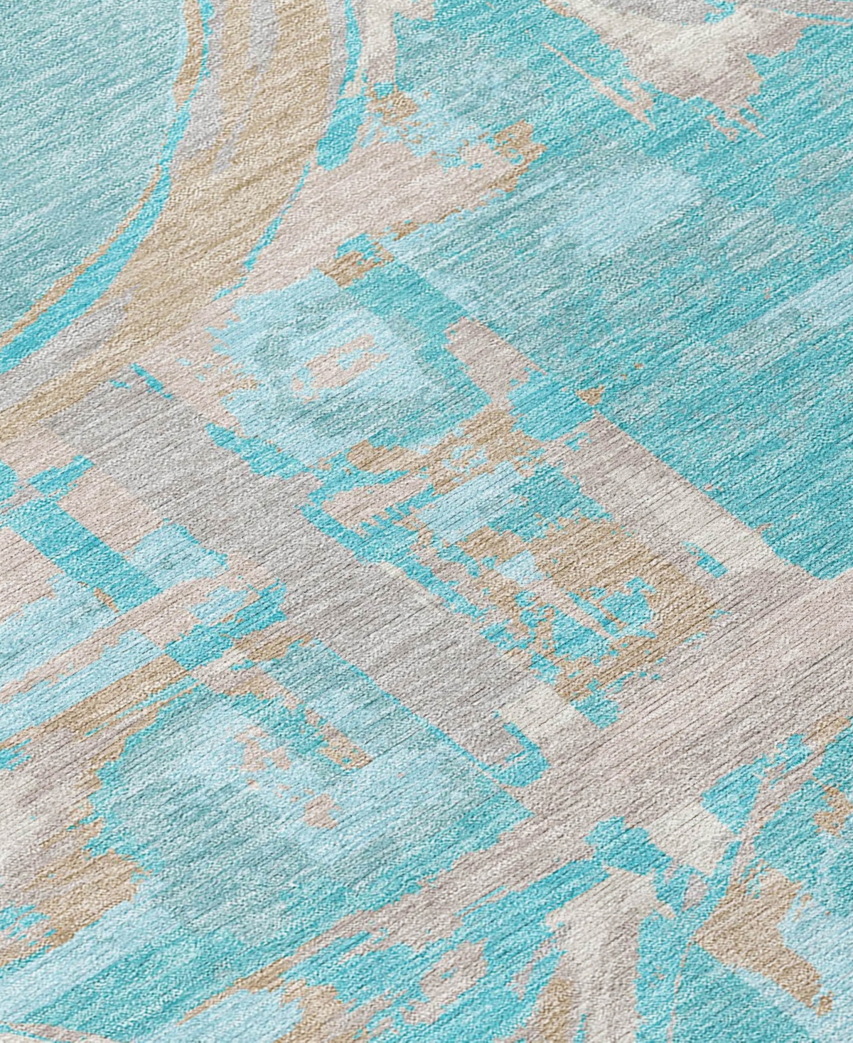 Addison Chantille Machine Washable Acn855 2'3"x7'6" Runner Area Rug In Teal