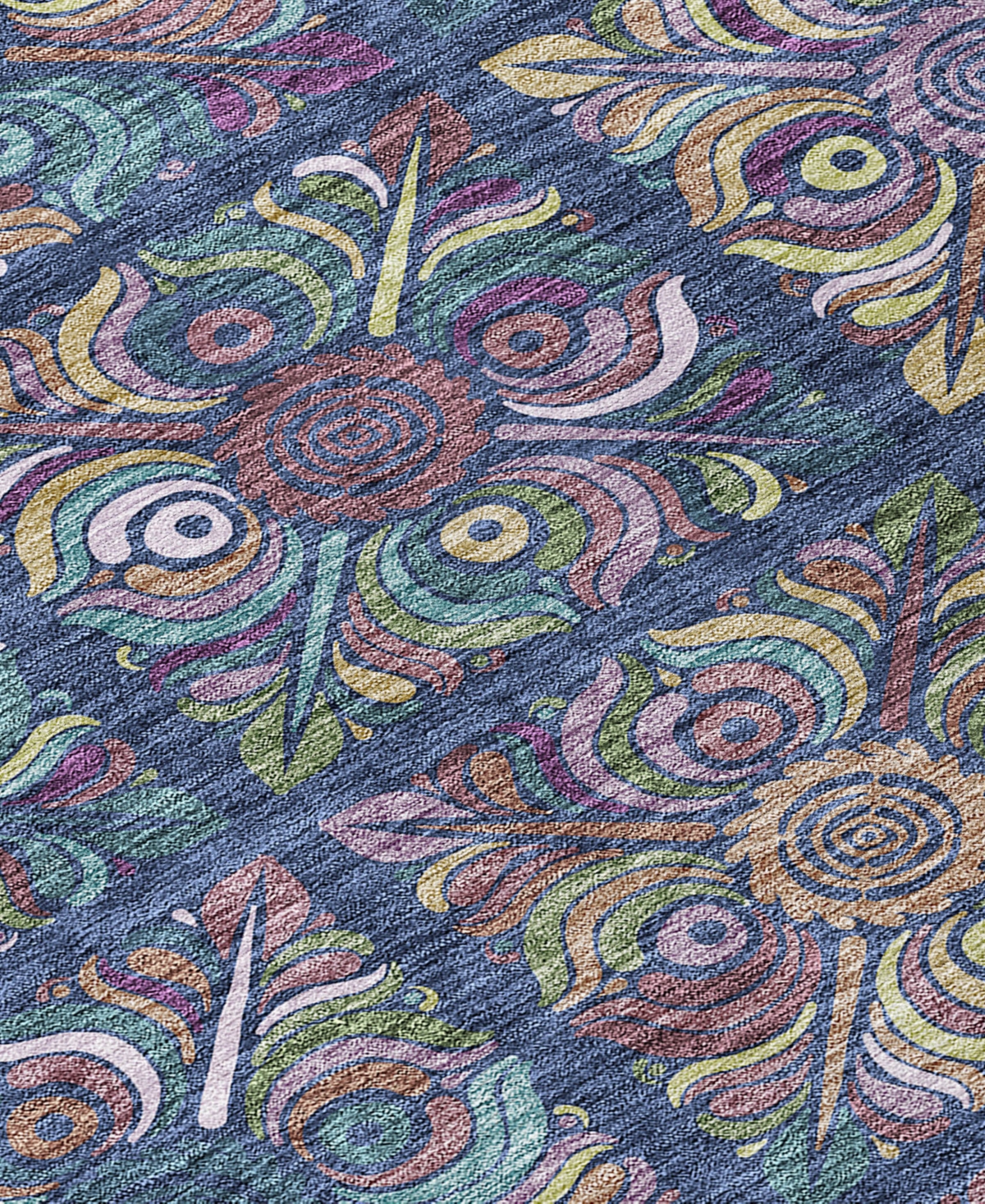 Addison Chantille Acn852 2'3"x7'6" Runner Area Rug In Navy