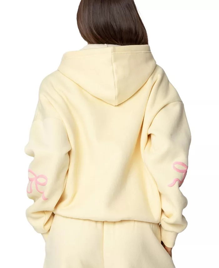 Womens Bonney Bow Detail Hoodie - thumbnail 5