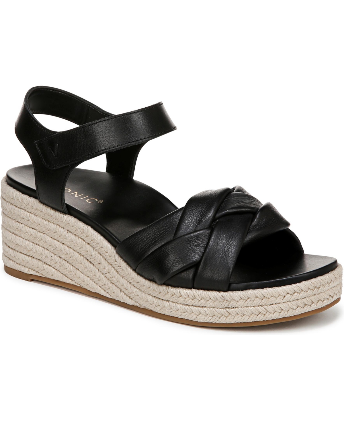 Womens Saratoga Espadrille Sandals - Navy multi leather