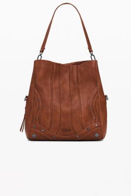 Women's Medium embroidered faux leather bag