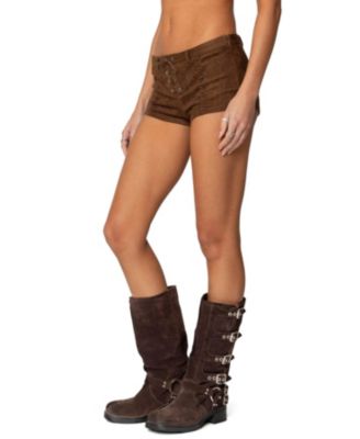 Women's Sloane Faux Suede Micro Shorts