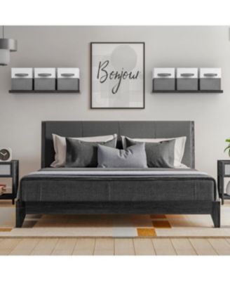 6 Pack 11" Two Tone Foldable Storage Cubes with Handles - Perfect for clothes, toys, books, linens, and more