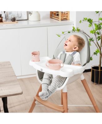 Boys High Chair with Dishwasher Safe Tray