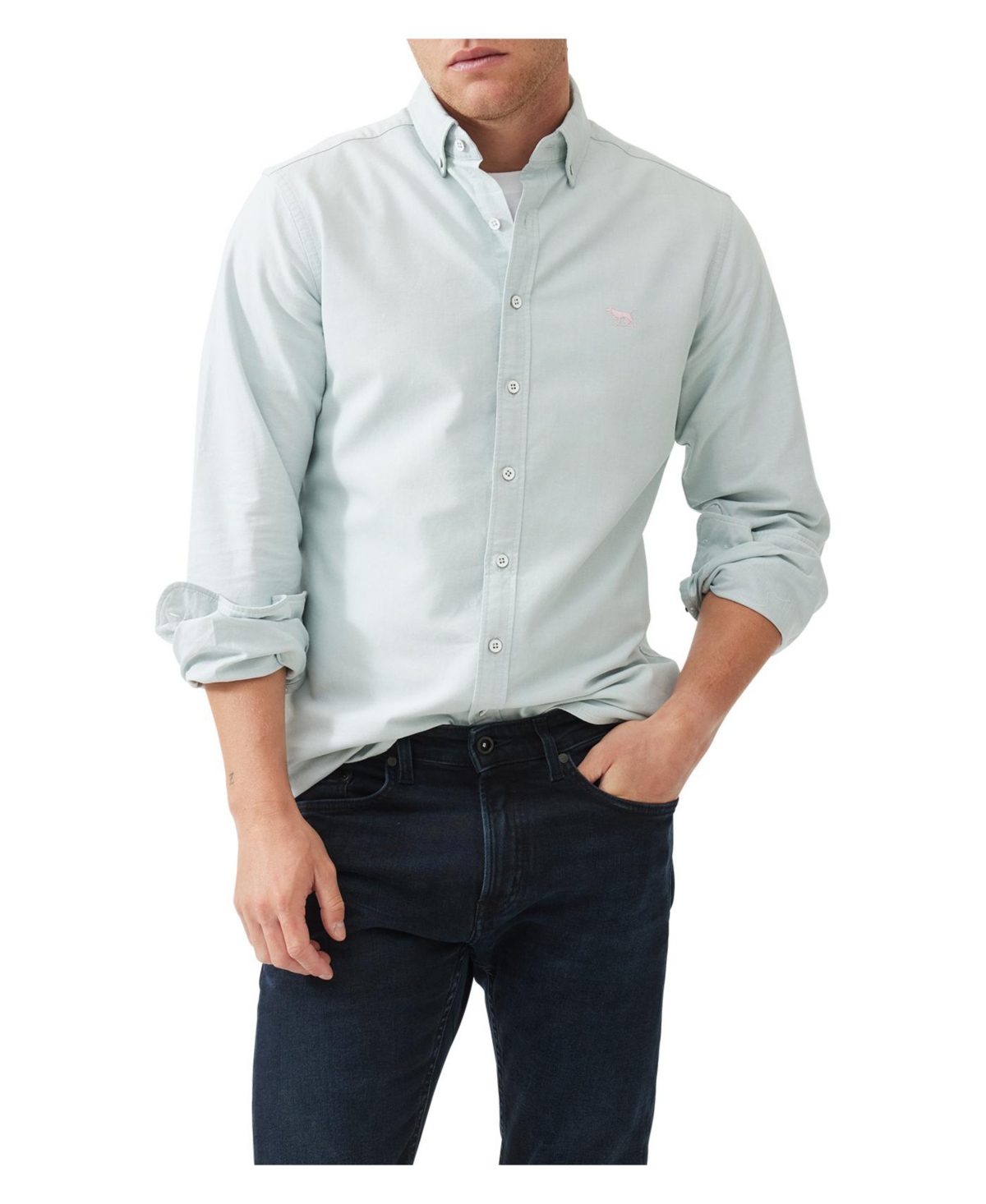 Rodd & Gunn Gunn Oxford Sports Fit Shirt In White
