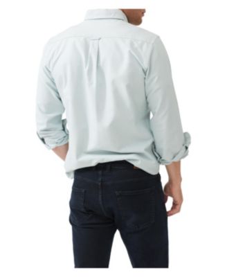 Men's Oxford Long Sleeve Sports Fit Cotton Shirt