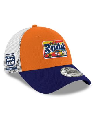 New Era - Men's Orange, Royal Ricky Rudd 2025 NASCAR Hall of Fame 9FORTY Adjustable Trucker Hat