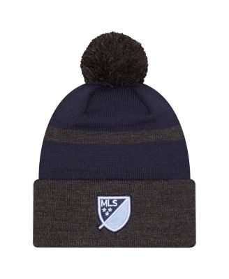 Men's Blue Sporting Kansas City 2025 Kickoff Cuffed with Pom Knit Hat