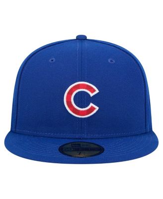 Men's Royal Chicago Cubs Checkered Undervisor 59FIFTY Fitted Hat