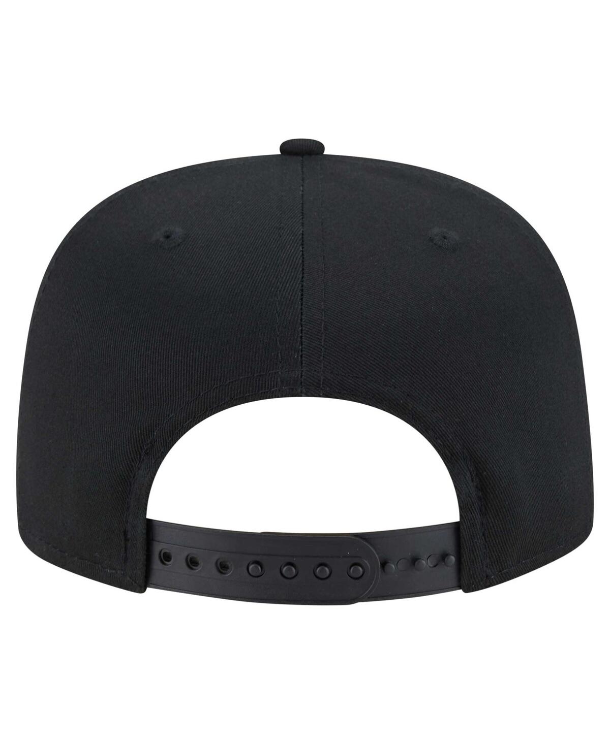 NEW ERA MEN'S BLACK MIAMI DOLPHINS B-DUB GOLFER SNAPBACK HAT 