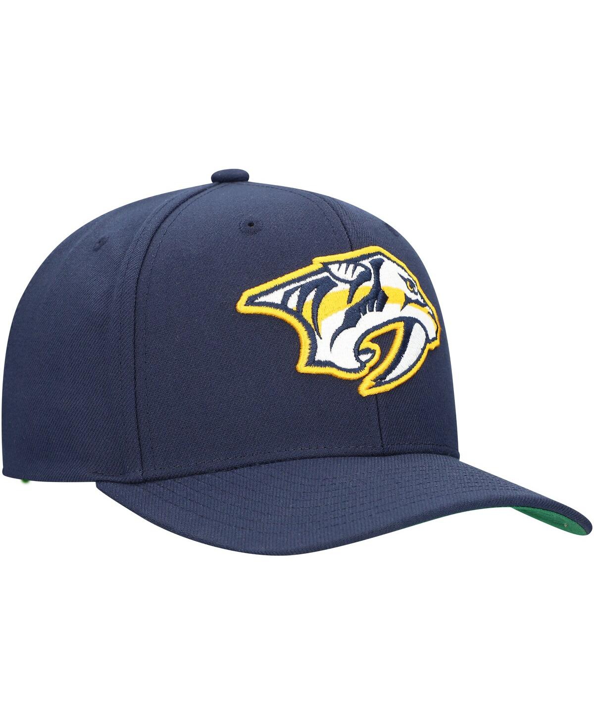 Mitchell & Ness Men's Navy Nashville Predators Core Team Ground Pro Adjustable Hat In Navy