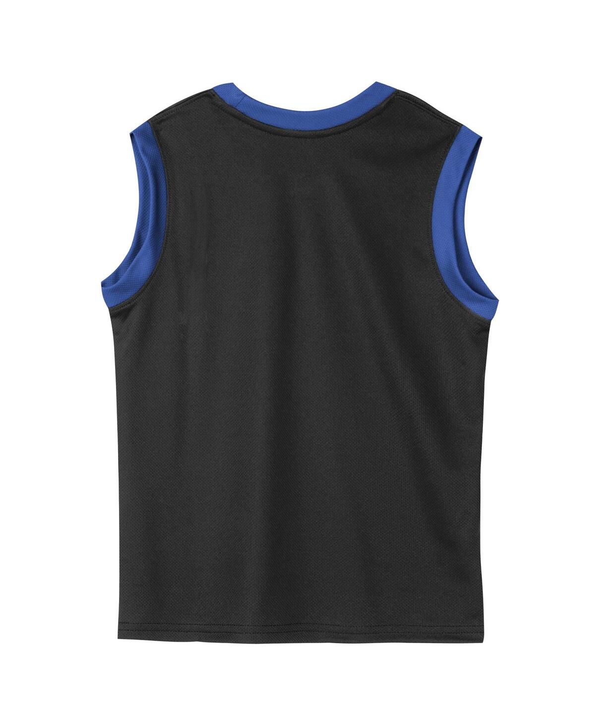 Nike Preschool Black Orlando Magic Mesh Tank Top And Shorts Set In Black