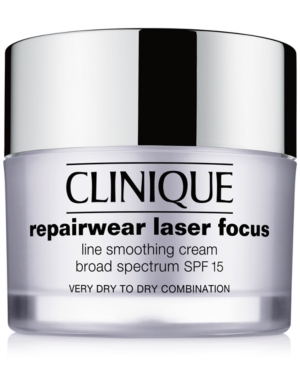 Clinique Repairwear Laser Focus Line Smoothing Cream Spf 15 - Very Dry to Dry Combination 17 oz