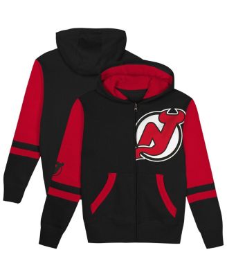 Outerstuff - Preschool Black New Jersey Devils Face Off Full-Zip Hoodie