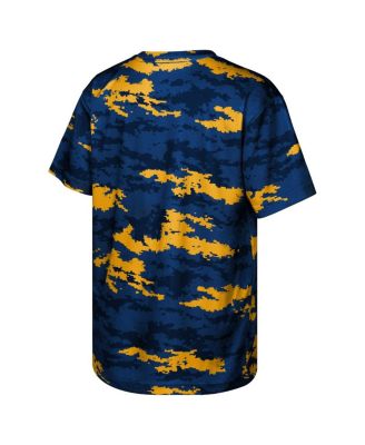 Big Boys and Girls Navy West Virginia Mountaineers Scrimmage T-Shirt