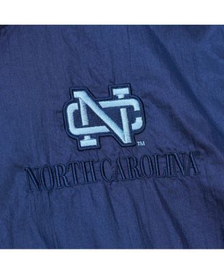 Men's Navy North Carolina Tar Heels Anorak Vintage Logo Half-Zip Hoodie Jacket