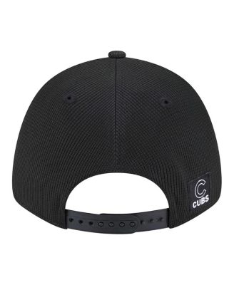 Men's Black Chicago Cubs Pivot 9FORTY Adjustable Hat