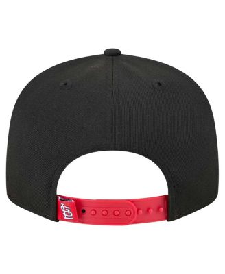 Men's Black St. Louis Cardinals Splatter 9FIFTY Snapback Hat