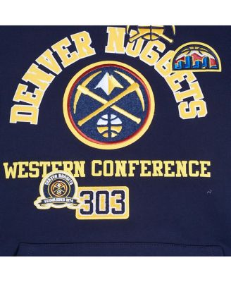 Men's Navy Denver Nuggets Area Code Pullover Hoodie