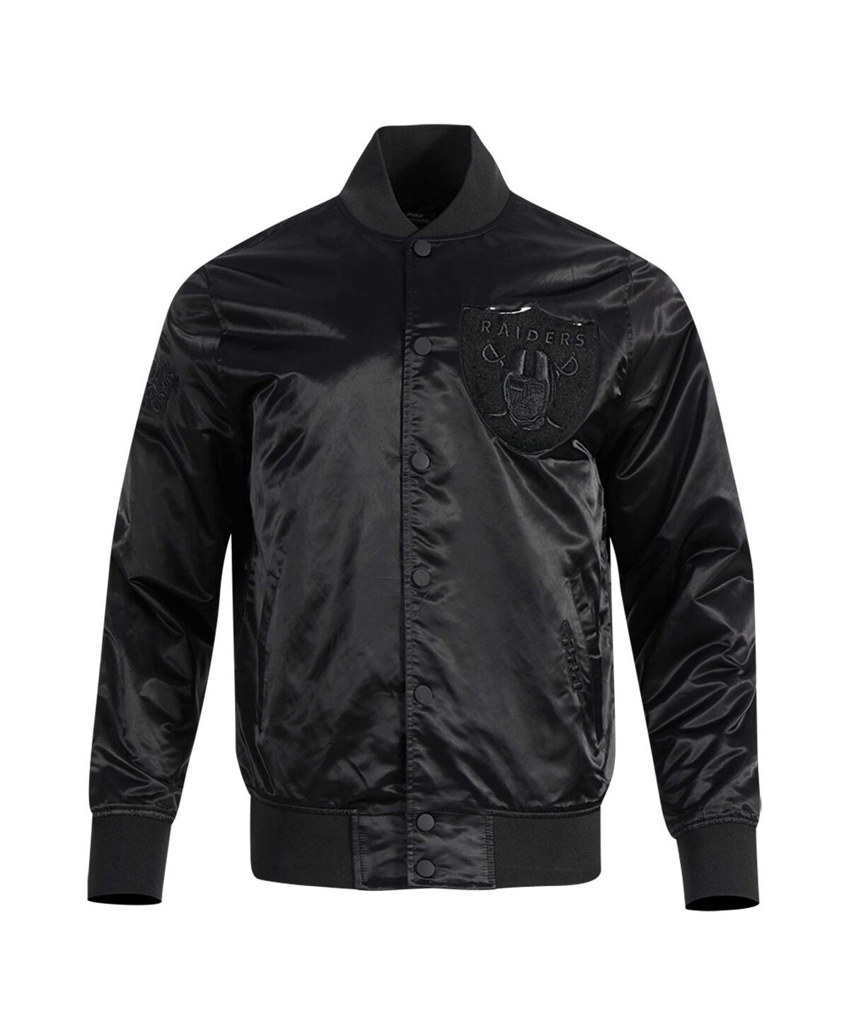Pro Standard Maxx Crosby Black Las Vegas Raiders Player Full-snap Jacket In Black