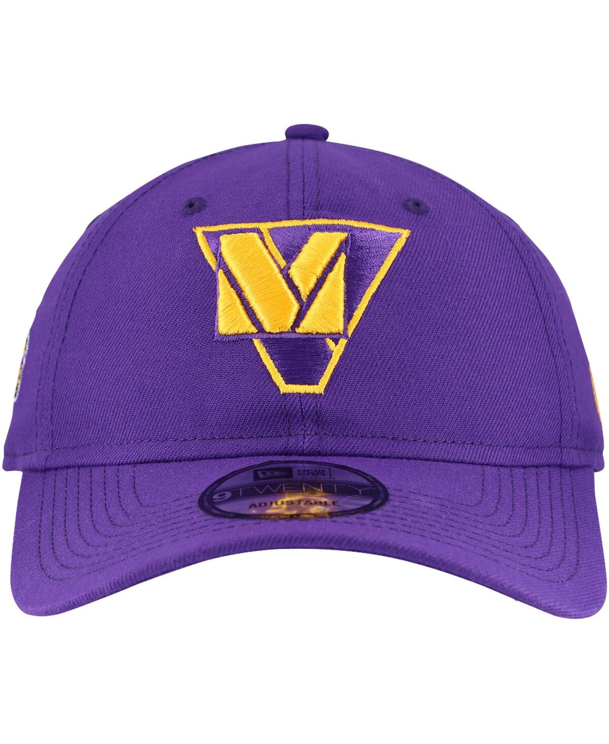 New Era Women's Purple Minnesota Vikings Standard 9twenty Adjustable Hat In Purple
