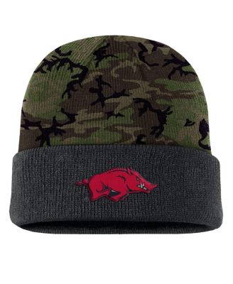 Nike - Men's Camo Arkansas Razorbacks Military Appreciation Cuffed Knit Hat
