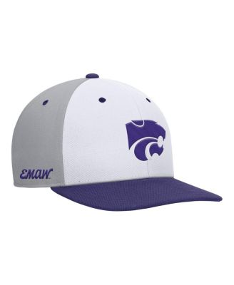 Nike - Men's White/Gray Kansas State Wildcats Pro Performance Snapback Hat